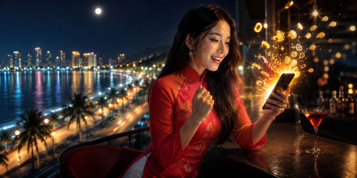 Người chơi tại Mũi Né trải nghiệm casino trên điện thoại di động